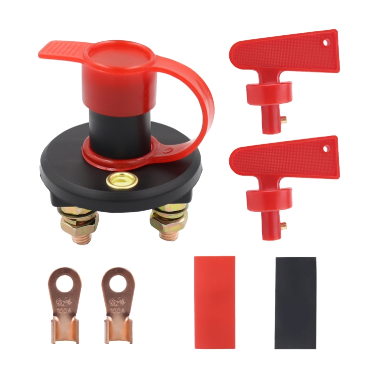 EDA006894301A.jpg Interruptor de apagado de batería de automóvil o embarcación con terminal de 100 A, Black Red - Imagen 1