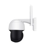 ESCAM QF518 Cámara IP WiFi inteligente de 5MP, compatible con detección de humanos AI / seguimiento automático / visión nocturna de doble luz / almacenamiento en la nube / audio bidireccional / tarjeta TF, EU Plug - Imagen 4