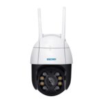 ESCAM QF518 Cámara IP WiFi inteligente de 5MP, compatible con detección de humanos AI / seguimiento automático / visión nocturna de doble luz / almacenamiento en la nube / audio bidireccional / tarjeta TF, AU Plug - Imagen 2