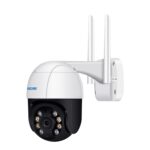 ESCAM QF518 Cámara IP WiFi inteligente de 5MP, compatible con detección de humanos AI / seguimiento automático / visión nocturna de doble luz / almacenamiento en la nube / audio bidireccional / tarjeta TF, AU Plug - Imagen 3