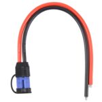 Cable conector macho EC5 Cable de silicona suave para arranque de emergencia de energía del automóvil, Male Plug
