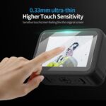 Protector de lente 3 en 1 Sunnylife para GoPro HERO13 Black, película de vidrio templado para pantalla delantera y trasera, 2 + 2 + 2 Sets - Imagen 5