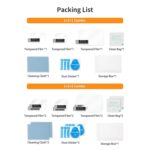 Protector de lente 3 en 1 Sunnylife para GoPro HERO13 Black, película de vidrio templado para pantalla delantera y trasera, 2 + 2 + 2 Sets - Imagen 8