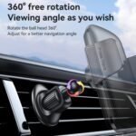 Soporte para teléfono móvil con abrazadera de gravedad para salida de aire de coche Yesido C251, C251 - Imagen 5
