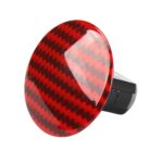 Botón de arranque con una sola llave sin llave para coche 2215450714 para Mercedes-Benz W164 / W205, Carbon Fiber Red