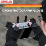 Guantes de invierno cálidos para fotografía con control remoto para drones universales STARTRC, L - Imagen 3