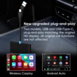 Adaptador inalámbrico para caja de conectividad para coche P40 CarPlay y Android Auto - Imagen 5