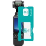 Película de vidrio templado imak con película para lente de cámara, versión autoposicionable, For DJI Osmo Pocket 3
