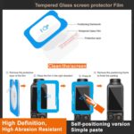 Película de vidrio templado imak con película para lente de cámara, versión autoposicionable, For DJI Osmo Pocket 3 - Imagen 4
