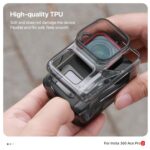 Body Soft TPU Protective Case with Lens Cover, For Insta360 Ace / Ace Pro / Pro 2 - Imagen 4