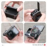 Body Soft TPU Protective Case with Lens Cover, For Insta360 Ace / Ace Pro / Pro 2 - Imagen 5