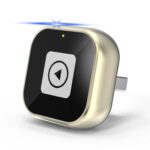 2 in 1 mini USB Wired to Wireless Car CarPlay / Android Auto Box Adapter, mini (Gold)