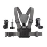 Quick Release Body Mount Belt Chest Strap with Mount & Screw, 4 in 1