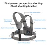 Quick Release Body Mount Belt Chest Strap with Mount & Screw, 4 in 1 - Imagen 3