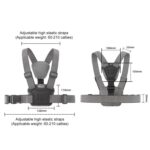 Quick Release Body Mount Belt Chest Strap with Mount & Screw, 4 in 1 - Imagen 4