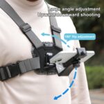 Quick Release Body Mount Belt Chest Strap with Mount & Screw, 4 in 1 - Imagen 8
