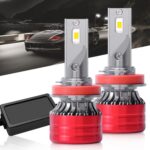 2pcs 25W 2500lm 6000K Car LED Headlight Bulb, H11