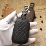 Microfiber Leather Universal Car Key Case Protective Cover - Imagen 3