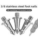 BEXIN LS002 Stainless Steel Tripod Spikes with 3/8 Screw for DSLR Tripods and Monopods, LS002 - Imagen 5