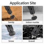 BEXIN FT-13 3/8 Screw Rubber Feet Pads Tripod Anti-Slip Foot Pad, FT-13 - Imagen 4