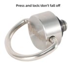 BEXIN LS020 Quick Release Plate Screws 1/4 inch C-Ring Adapter Mount Screws, LS020 - Imagen 2