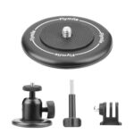 Aluminum Alloy Desktop Base, Strong Magnetic Round Base Kit