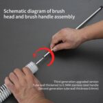 Car Water Tank Radiator Cleaning Brush - Imagen 3