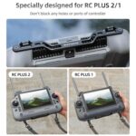 Sunnylife Controller Hanger Bracket with PU Leather Strap Shoulder Belt, For DJI RC Plus 2 / 1 - Imagen 4