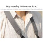 Sunnylife Controller Hanger Bracket with PU Leather Strap Shoulder Belt, For DJI RC Plus 2 / 1 - Imagen 5