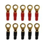 10 Pairs / Set 8GA Car Audio Modification Brass Terminal Crimp, 10 Pairs / Set - Imagen 3