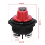 12-24V 300A Heavy-Duty DC Battery Disconnect Switch, Old with OUT Handle Non-removable - Imagen 5