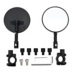 Universal ATV Round Foldable Rearview Mirror Reflective Mirror, Universal ATV