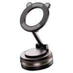 J33 Vacuum Adsorption Magnetic Car Phone Holder, J33 (Black)