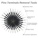 30pcs / Set Car Wire Harness Terminal Pin Removal Tool, 30pcs / Set - Imagen 4