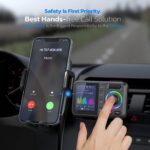BT98 Colorful Screen Car Bluetooth MP3 Player FM Transmitter Cigarette Lighter Charging, BT98 - Imagen 4