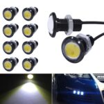10 PCS 18mm 1.5W DC9-80V Motocicleta Eagle Eye Light Single Lens, 18mm Single Lens(White Light)