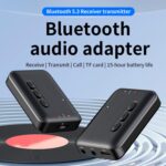 2 in 1 Car Bluetooth AUX Receiver Transmitter Bluetooth Audio Adapter, A28 - Imagen 3