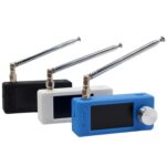SI4732 1.9 inch IPS Display Portable Radio 0.5-108 MHz LSB USB AM FM Pocket Mini Radio, Red Round Antenna + USB - Imagen 3