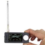 SI4732 1.9 inch IPS Display Portable Radio 0.5-108 MHz LSB USB AM FM Pocket Mini Radio, Red Round Antenna + USB - Imagen 6
