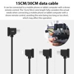 BRDRC Converting Data Cable for DJI Mini 4 Pro / Mavic 3 / Air 2 / Air 2S, 15cm Type-C to Type-C - Imagen 4
