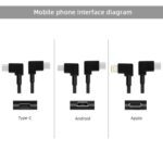 BRDRC Data Cable for DJI Mavic Air 2 / Air 2S / Mini 2, 30cm Type-C to Android - Imagen 7