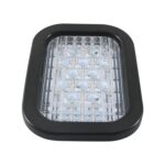 Trailer / RV / Truck 12LEDs Rectangle Tail Light with Plug, 12LEDs