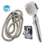 RV Square Four Gear Shower Flexible Pipe Spray Kit, A10424