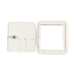 RV / Camper Power Cable Hatch with Screws and Key, Power Cable Hatch - Imagen 3