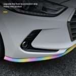Car Starry Sky Shiny Soft Rubber Front Bar Side Anti-collision Strip - Imagen 3
