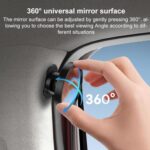 Car Rear Seat Blind Spot Wide-angle Auxiliary Mirror - Imagen 3