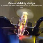 Luces LED de ambiente de colores para motocicleta con forma de avión pequeño - Imagen 3