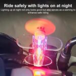 Luces LED de ambiente de colores para motocicleta con forma de avión pequeño - Imagen 4