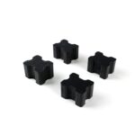 Car Front Coil Spring Shock Absorber Rubber, 4pcs / Set