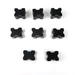 Car Front Coil Spring Shock Absorber Rubber, 8pcs / Set